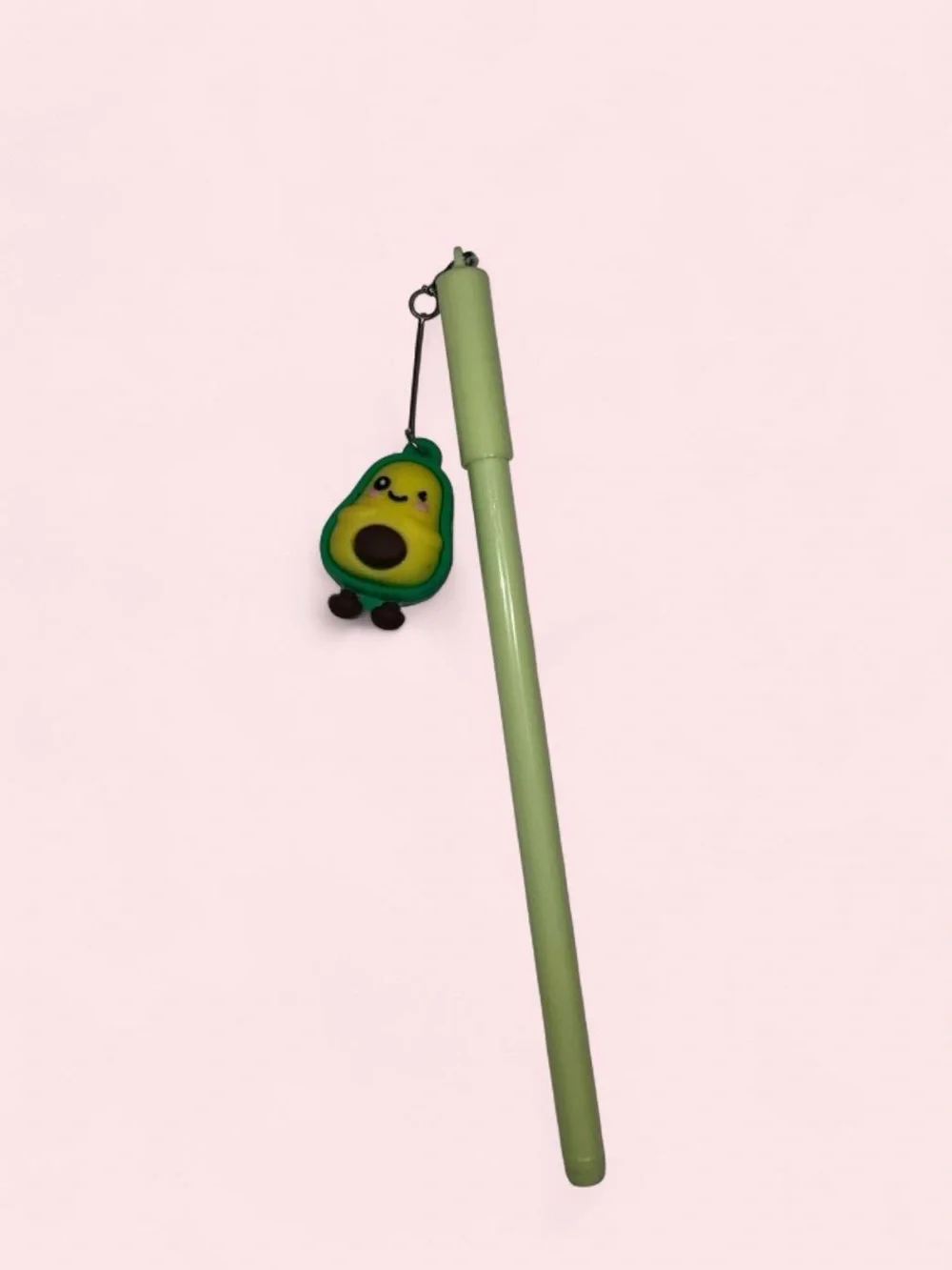 Cute Green Avocado Pen with Charm - Kids Accessories